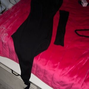 Megan the stallionxFashion Nova Elegant Black Women's Bodycon dress/top